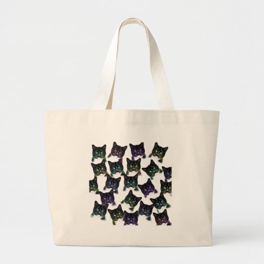 Cool Cats Grote Tote Bag (Voorkant)