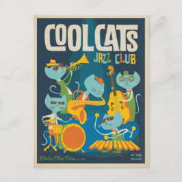 Cool Cats Jazz Briefkaart