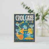 Cool Cats Jazz Briefkaart (Staand voorkant)