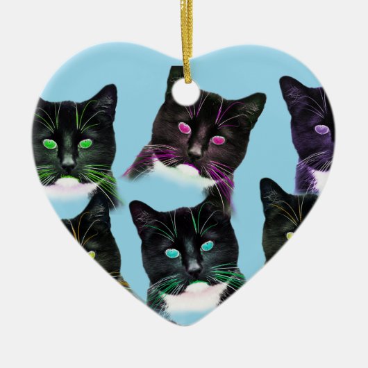 Cool Cats Keramisch Ornament (Voorkant)