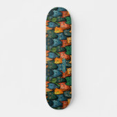 Cool Cats Kleurrijk Skateboard (Voorkant)
