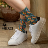 Cool Cats Kleurrijke Waterverf Sokken