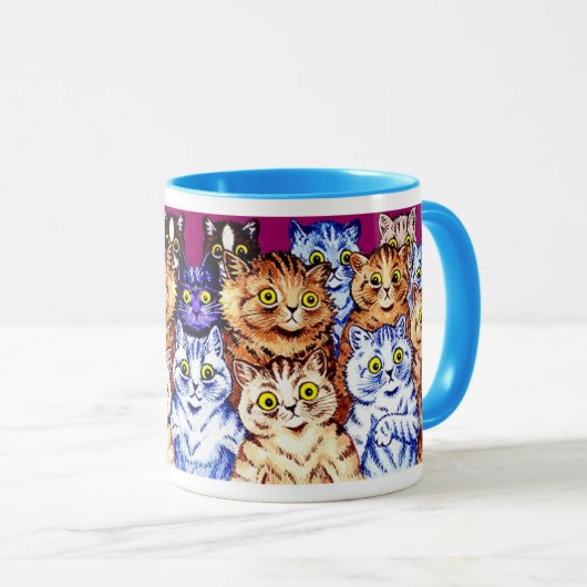 Cool Cats Mok van Louis Wain (Voorkant rechts)