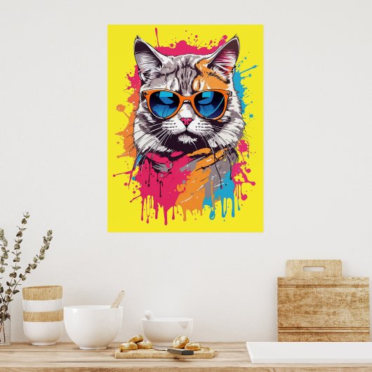 Cool Cats: "Noem me Apollo" Poster (Keuken)