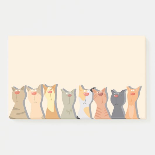 Cool Cats Post-it® Notes (Voorkant)