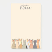 Cool Cats Post-it® Notes (Voorkant)