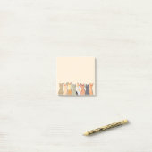Cool Cats Post-it® Notes (Op bureau)