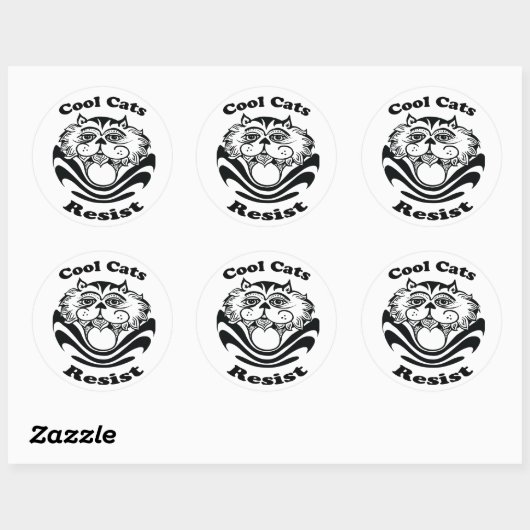 Cool Cats Resist - stickers (Vel)