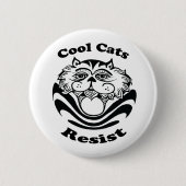 Cool Cats Resist-toets Ronde Button 5,7 Cm (Voorkant)