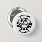 Cool Cats Resist-toets Ronde Button 5,7 Cm (Voorkant /achterkant)