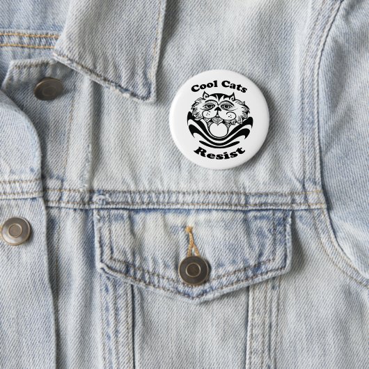 Cool Cats Resist-toets Ronde Button 5,7 Cm (In situ)