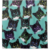 Cool Cats Showgordijn Douchegordijn (Voorkant)