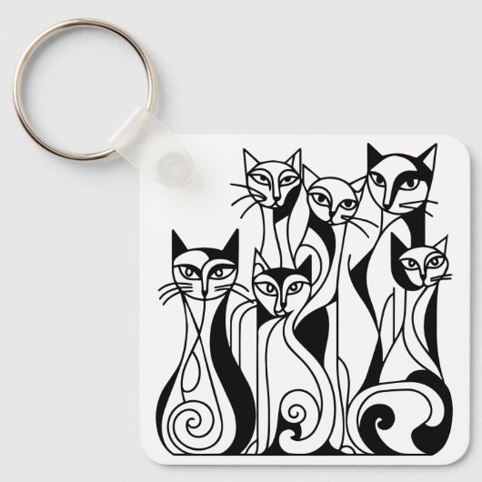 Cool Cats Sleutelhanger (Voorkant)