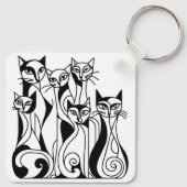 Cool Cats Sleutelhanger (Achterkant)