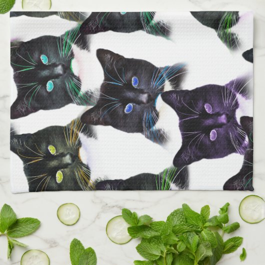 Cool Cats Theedoek (Gevouwen)
