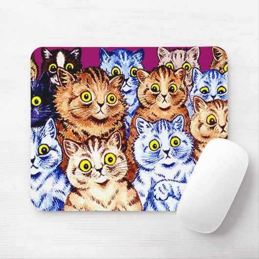 Cool Cats van Louis Wain Muismat (Met muis)