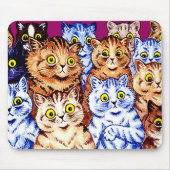Cool Cats van Louis Wain Muismat (Voorkant)