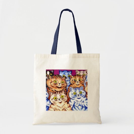 Cool Cats van Louis Wain Tote Bag (Voorkant)