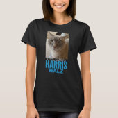 Cool Cats voor Harris / Walz - zwart t T-shirt (Voorkant)