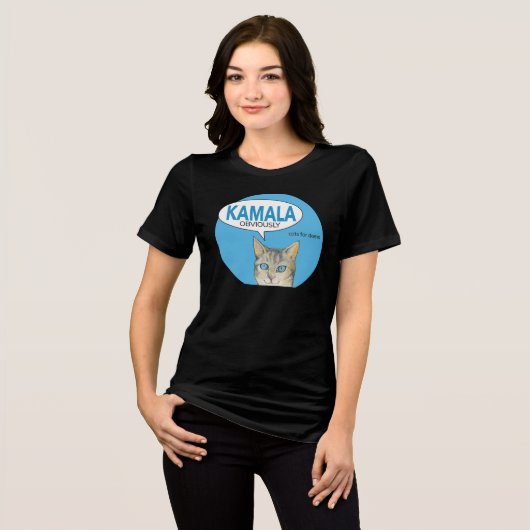 Cool Cats voor Kamala T-shirt (Voorkant volledig)