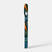 Cool Cats Waterverf Kleurrijk iPhone 15 Case (Linkerkant)