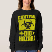 Cool Caution Bio Hazard Puberty Virus Scientists Trui (Voorkant)