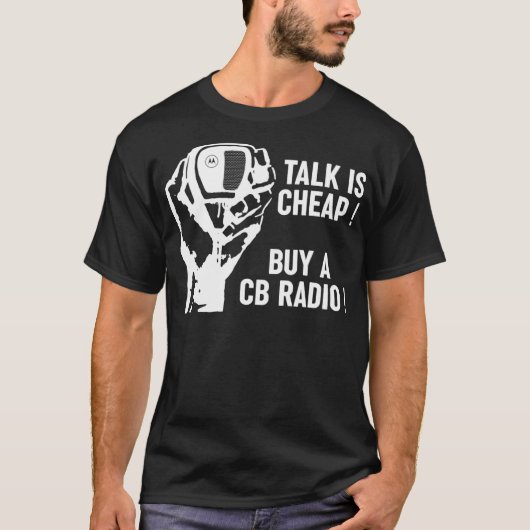 Cool CB HAM Radio Origineel Internet T-shirt (Voorkant)