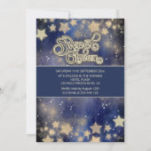 Cool Celestial maan en sterren zoet zestien Kaart (Achterkant)