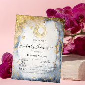 Cool Celestial Sun, Moon, Sterren Waterverf Kaart