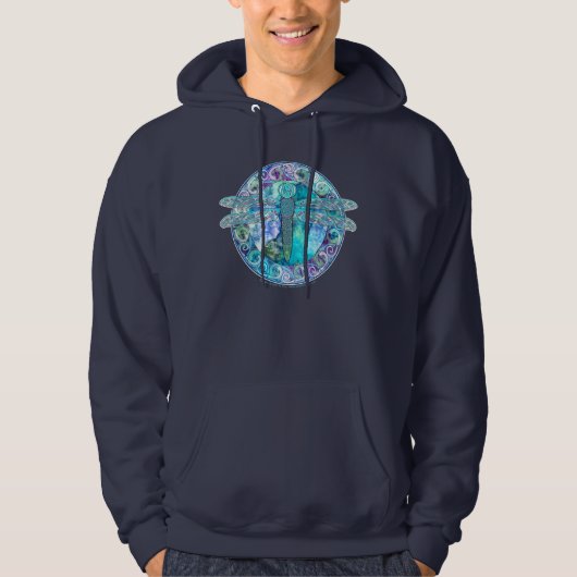 Cool Celtic Dragonfly Hoodie (Voorkant)
