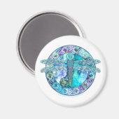 Cool Celtic Dragonfly Magneet (Voorkant / Achterkant)