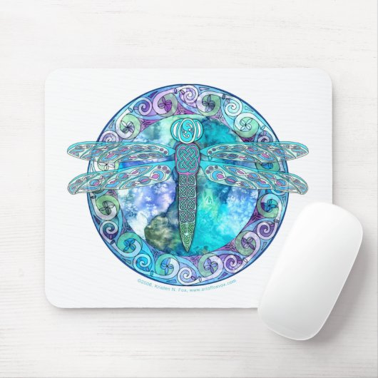 Cool Celtic Dragonfly Muismat (Met muis)