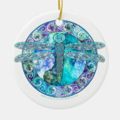 Cool Celtic Dragonfly Ornament (Voorkant)