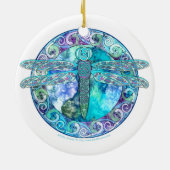 Cool Celtic Dragonfly Ornament (Achterkant)