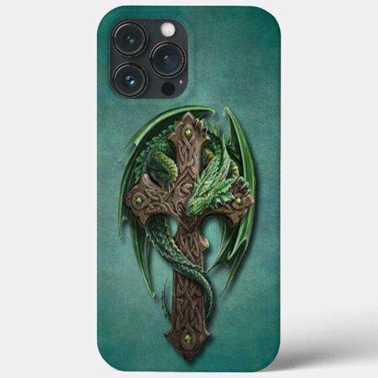 Cool Celtic Tribal Cross Dragon Tattoo Art Design Case-Mate iPhone Case (Achterkant)