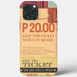 Cool  cenima tickets Modern mid century Case-Mate iPhone Case