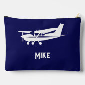 Cool Cessna vliegtuig, eenvoudig, blauw, luchtvaar Etui (Achterkant)