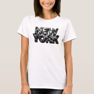 Cool Charcoal NEW YORK Slogan T-shirt