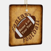 Cool Cheap Fantasy Football Gift Ideeën personalis Keramisch Ornament (Rechts)