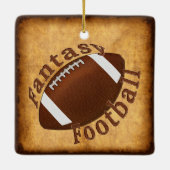 Cool Cheap Fantasy Football Gift Ideeën personalis Keramisch Ornament (Achterkant)
