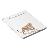 Cool Cheetah Notitieblok (Schuin)