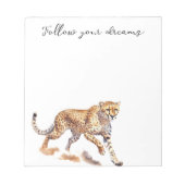 Cool Cheetah Notitieblok (Voorkant)