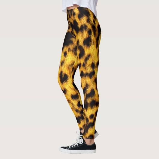 Cool Cheetah Rave Liefde Leggings (Links)