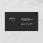 Cool Chef Pet Logo Catering Visitekaartje (Achterkant)