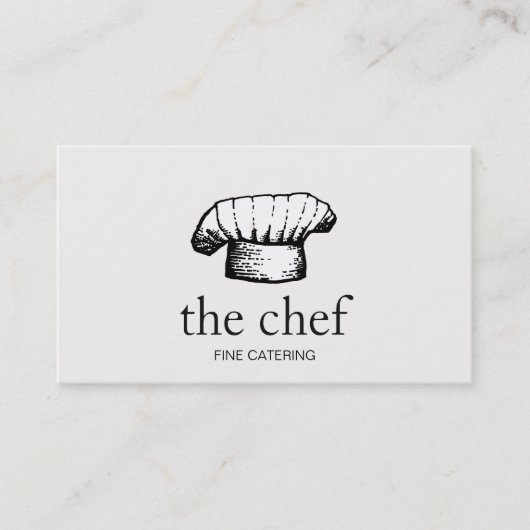Cool Chef Pet Logo Catering Visitekaartje (Voorkant)