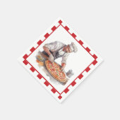 Cool chef pizza feest servet (Hoek)