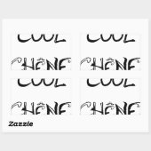 COOL CHÊNE - Games des Mots - Francois Ville Rechthoekige Sticker (Vel)