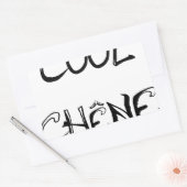 COOL CHÊNE - Games des Mots - Francois Ville Rechthoekige Sticker (Envelop)