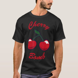 Cool Cherry bom 70s 80s 90s Fruit Retro T-shirt