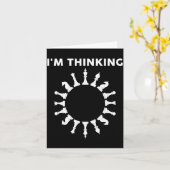 Cool Chess Art For Men Women Kids Chess Player Che Kaart (Gele Bloem)